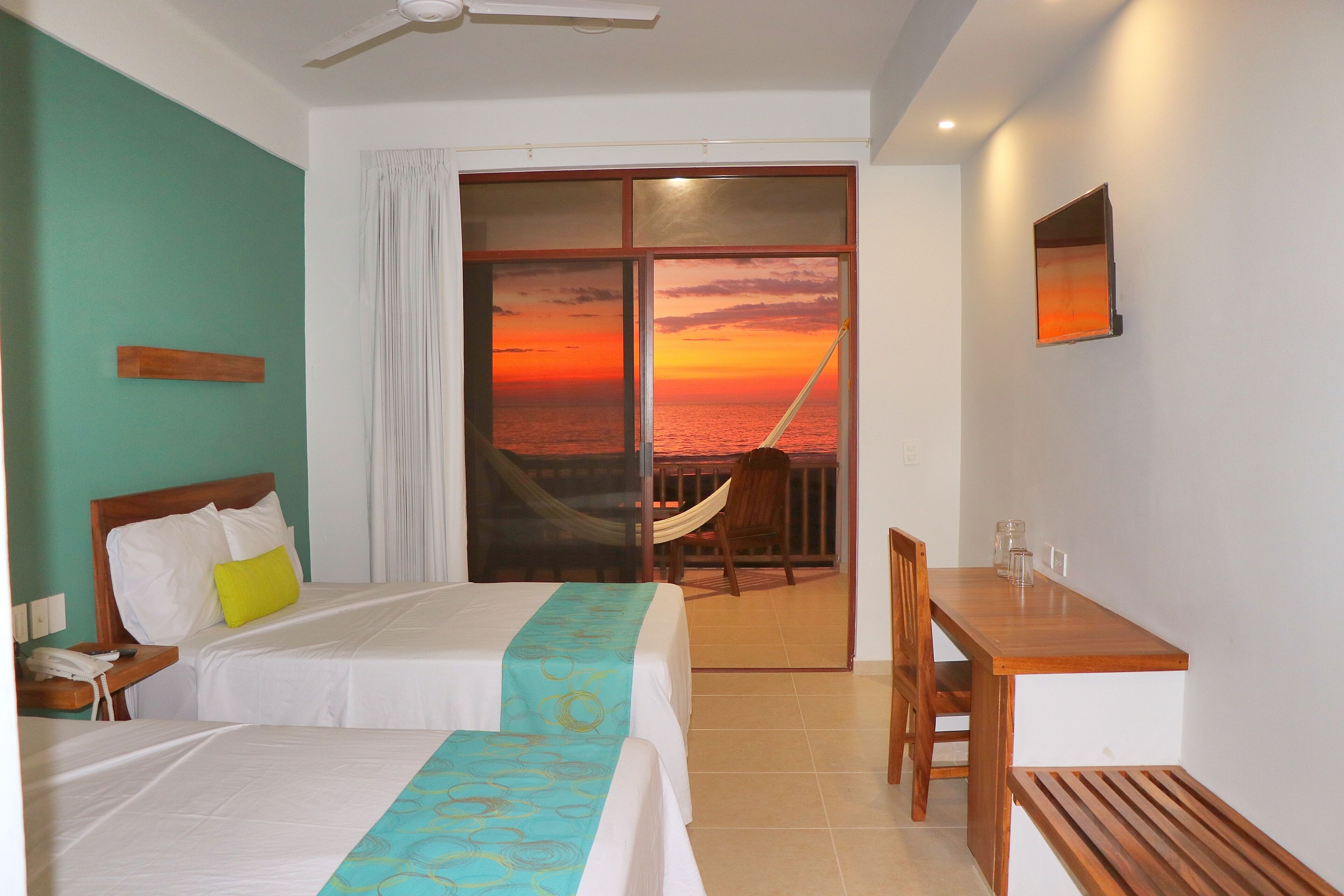 panoramic double room | in-room safe, desk, laptop workspace, free wifi