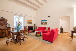 Apartment, 3 Bedrooms | Living area | Flat-screen TV - Magione Apartment with Terrace by Wonderful Italy (Palermo)