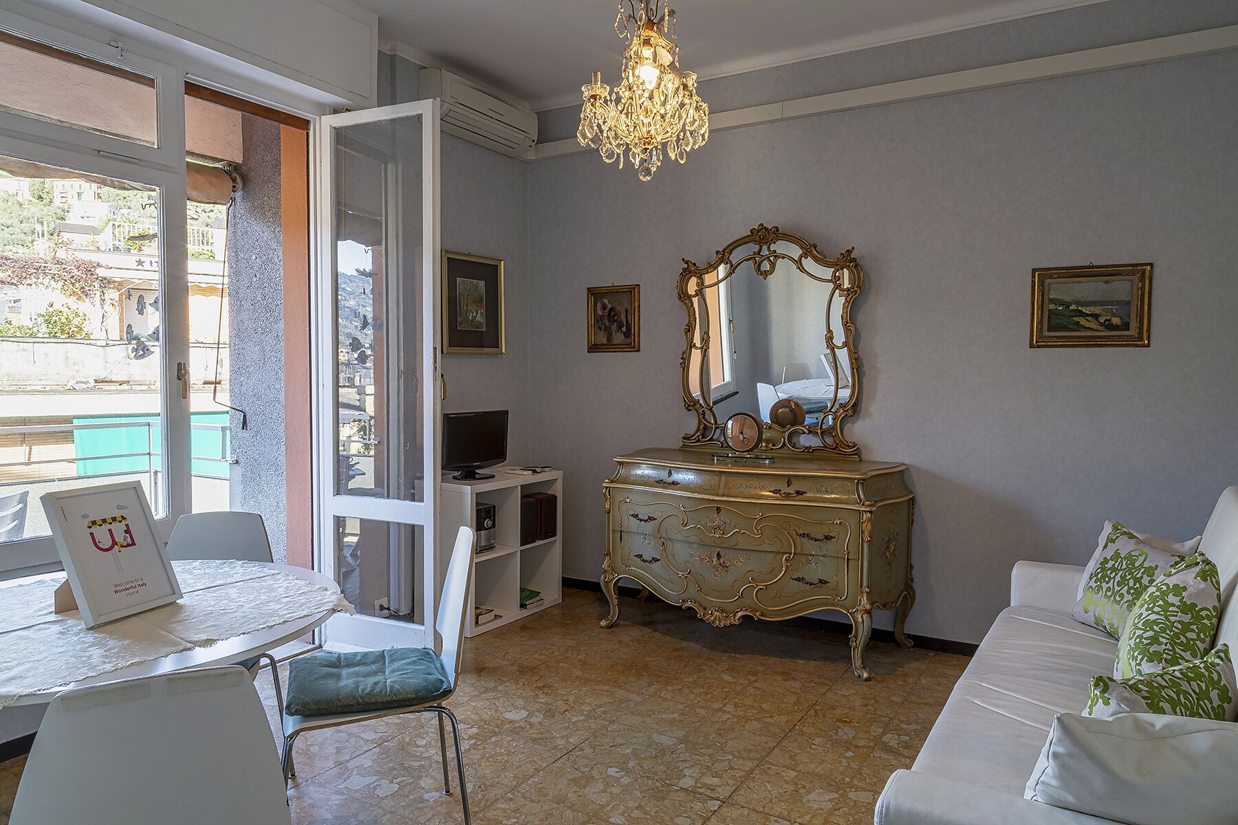 Apartment, 2 Bedrooms | Living area | Flat-screen TV