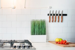 Apartment, 2 Bedrooms | Private kitchen | Full-size fridge, microwave, oven, stovetop - Casa Aglianò con vista by Wonderful Italy (Cefalù)