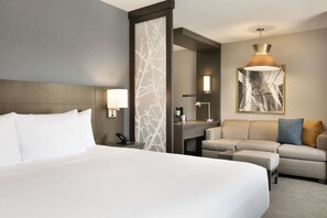 Desk, blackout drapes, soundproofing, iron/ironing board