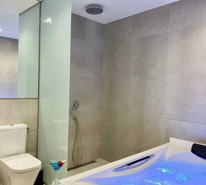 Regadera y secadora de cabello 