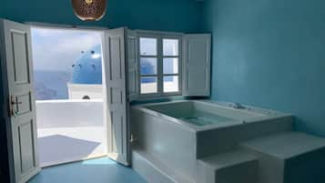 Villa Deluxe, 2 chambres, bain à remous, vue mer | Bain à remous privé