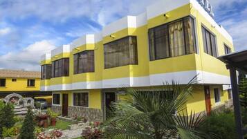 Voorkant van accommodatie