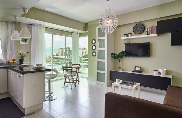 TV - Comfortable and Elegant Apartment in Santo Domingo (Santo Domingo)