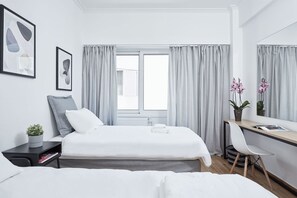 2 soveværelser, skrivebord, strygejern/strygebræt, gratis Wi-Fi