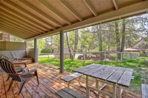 Cabin, Multiple Beds, Hot Tub | Balcony