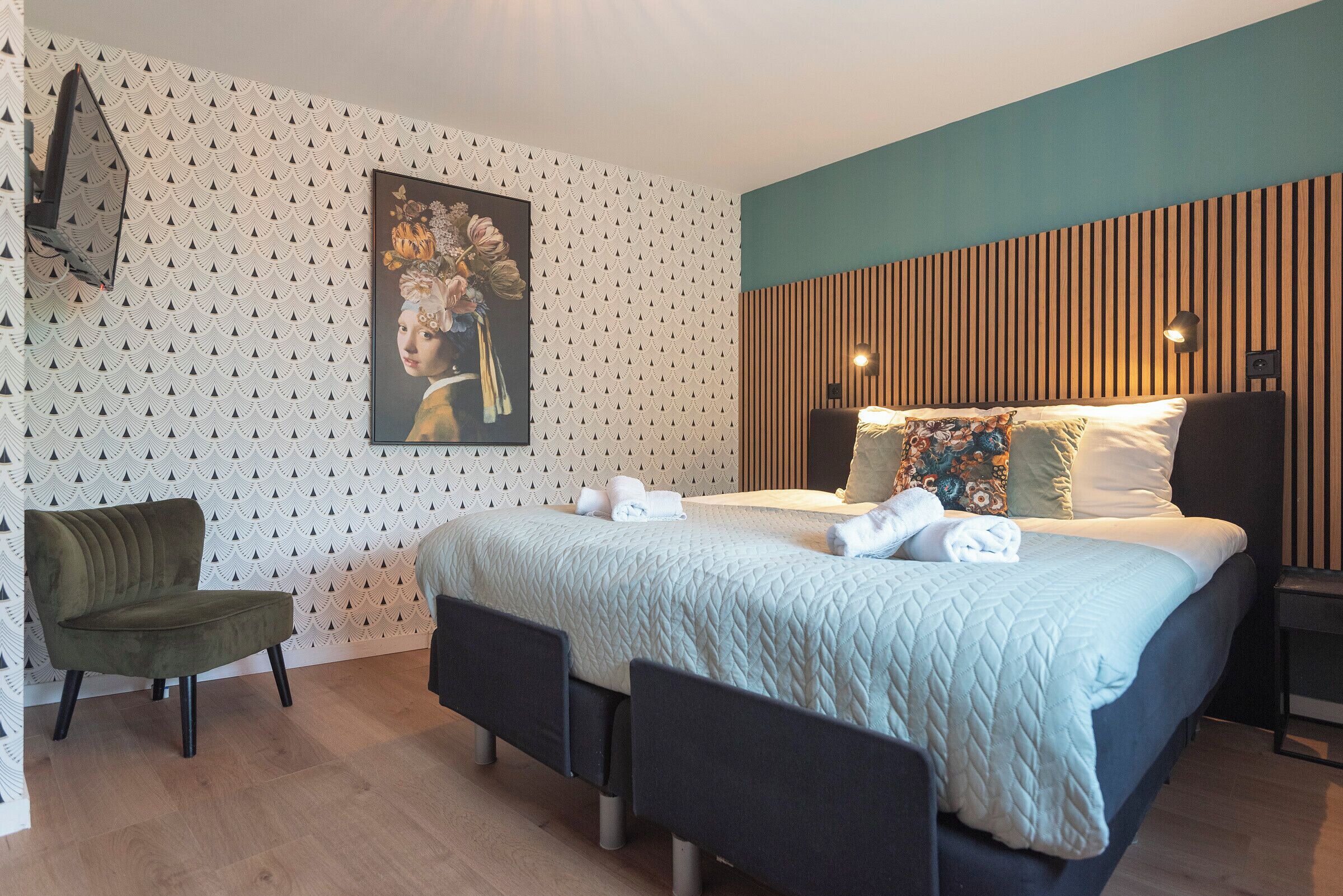 1 chambre, fer et planche à repasser, Wi-Fi, draps fournis