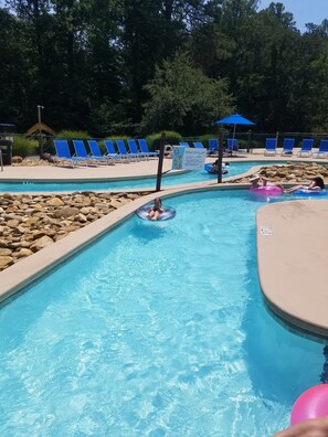 Indoor pool, outdoor pool
