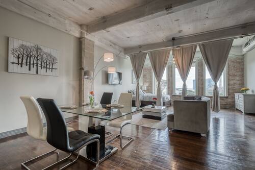 Luxury Apartment, 2 Bedrooms, City View, Executive Level | Living area | 55-inch Smart TV with digital channels, TV, Netflix