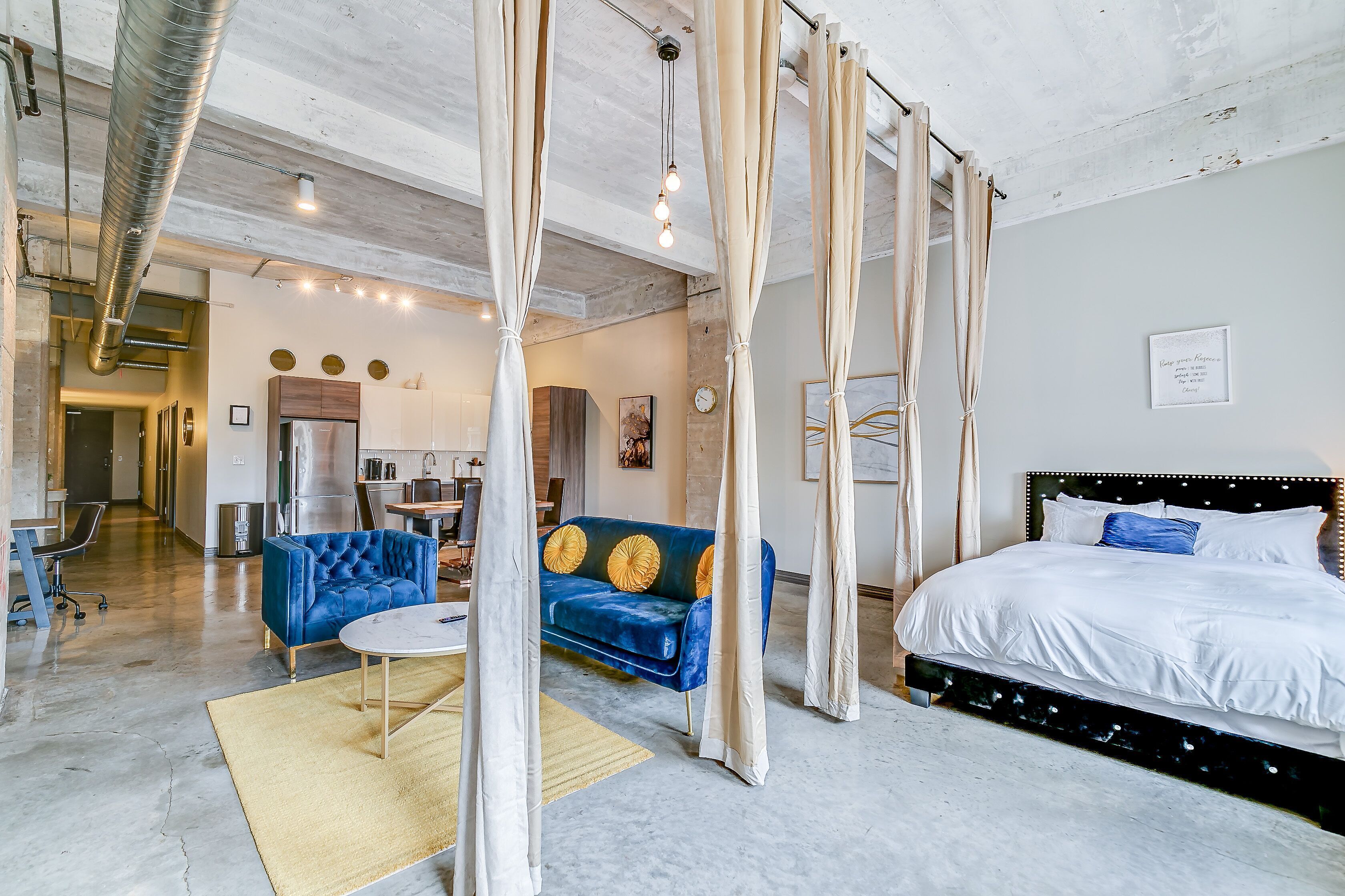 Premium bedding, down duvets, pillow-top beds, individually decorated