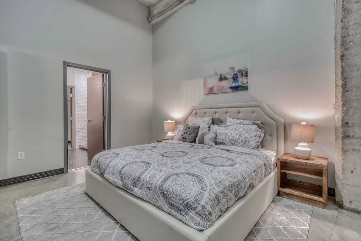 Premium bedding, down duvets, pillow-top beds, individually decorated