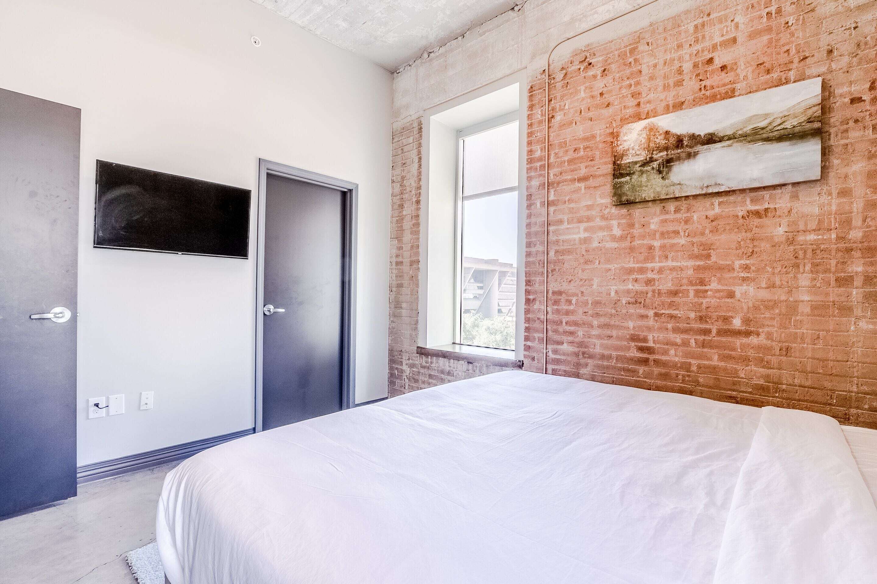 Premium bedding, down duvets, pillow-top beds, individually decorated