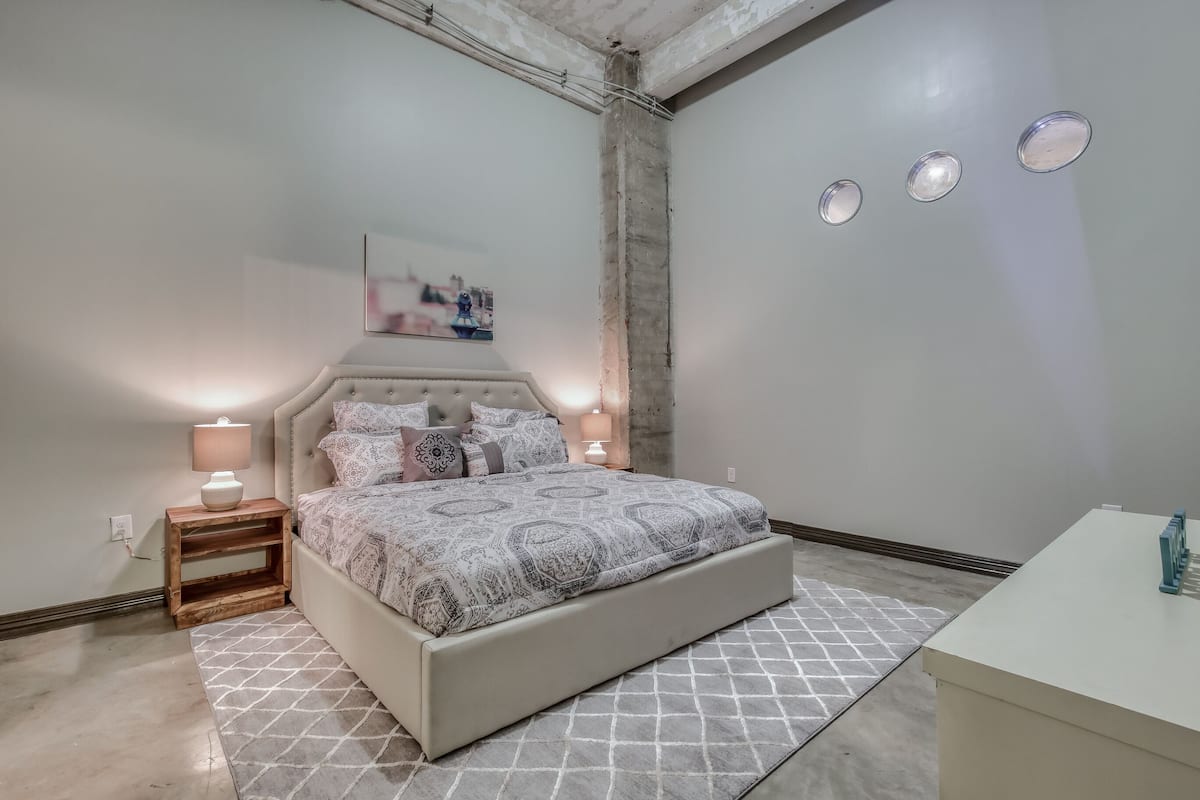 Premium bedding, down duvets, pillow-top beds, individually decorated