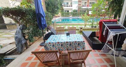 Excellent condo 100 m2 with large garden