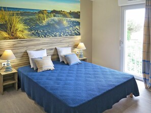 3 habitaciones, cuna de viaje, wifi gratis y ropa de cama 