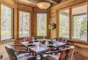 Cabin, 2 Queen Beds, Hot Tub, River View | View from room - The Pond (Bend)