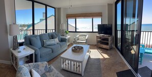 Smart TV, DVD player, books