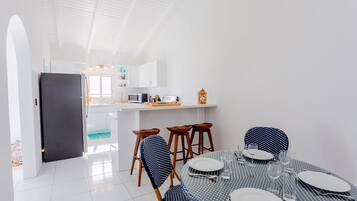 2 Bedroom Beach Front Apartment | Living area | Flat-screen TV