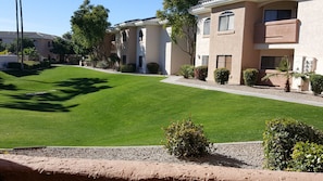 The view from our condo patio! Enjoy the beautiful Arizona weather!