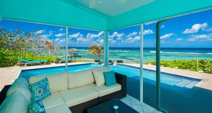 Calypso Blue Luxury 6BR Oceanfront Villa Private Pool & Reef Grand Cayman