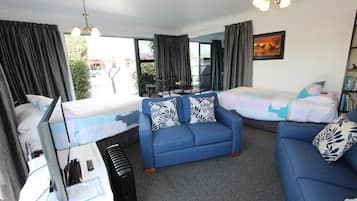 Soundproofing, iron/ironing board, free WiFi, bed sheets