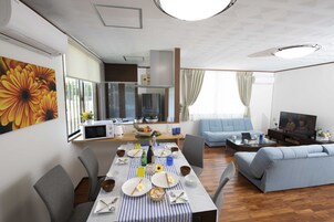 House, 3 Bedrooms | Living area | Flat-screen TV