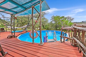 Pool - Charming 2 bedroom cottage with private pool in the heart of the Texas Hill Coun (Johnson City)