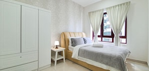 Comfort Apartment (Family) | 3 bilik tidur, dihias secara berasingan