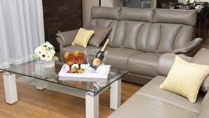 Villa, 4 Bedrooms, Smoking | Living area | Flat-screen TV - Miyakojima Villa Plumeria (Miyakojima)