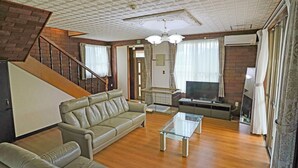 Villa, 4 Bedrooms, Smoking | Living area | Flat-screen TV - Miyakojima Villa Plumeria (Miyakojima)