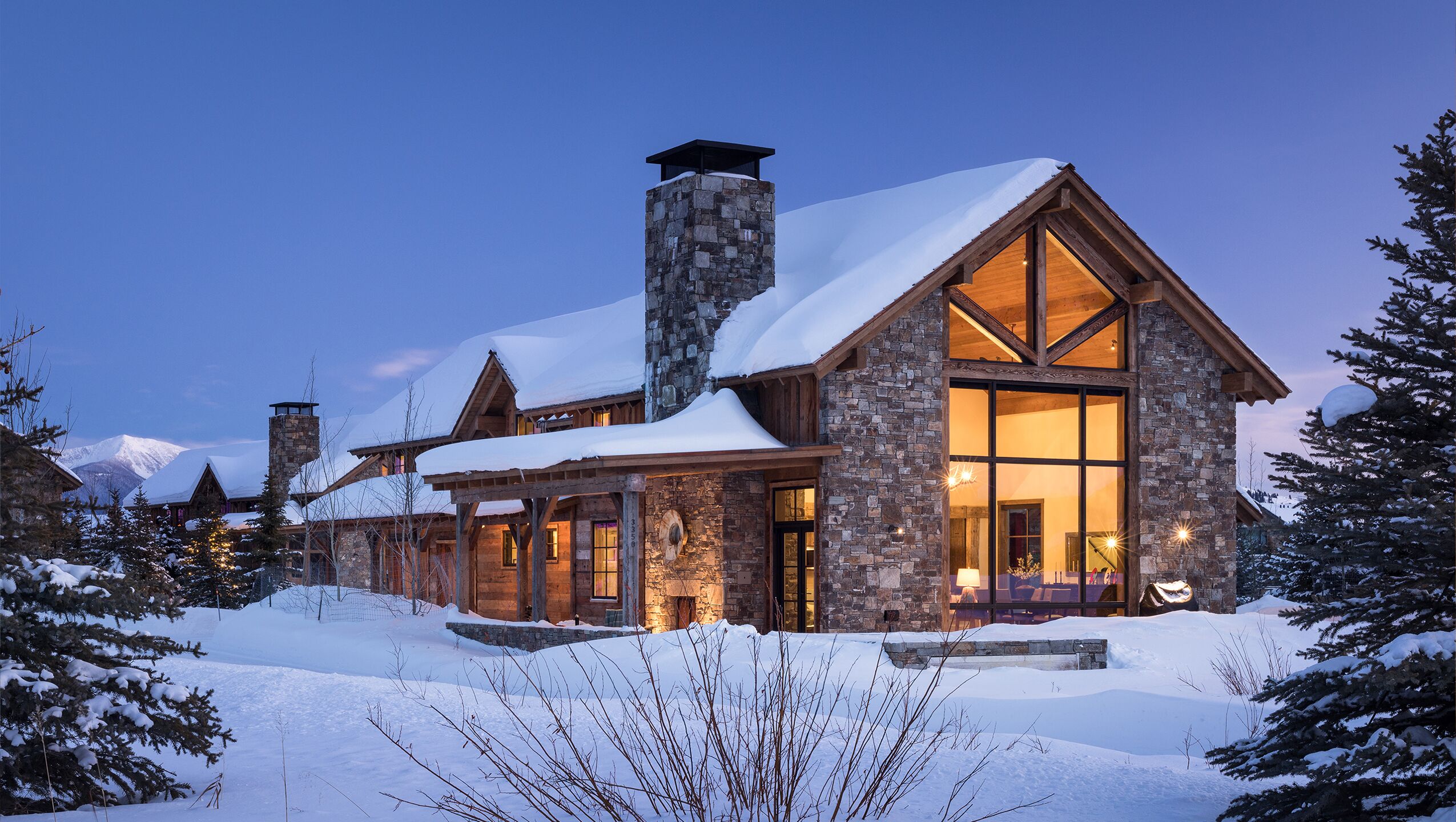 Luxury lodge at the base of Jackson Hole Mountain Resort with ski shuttle.