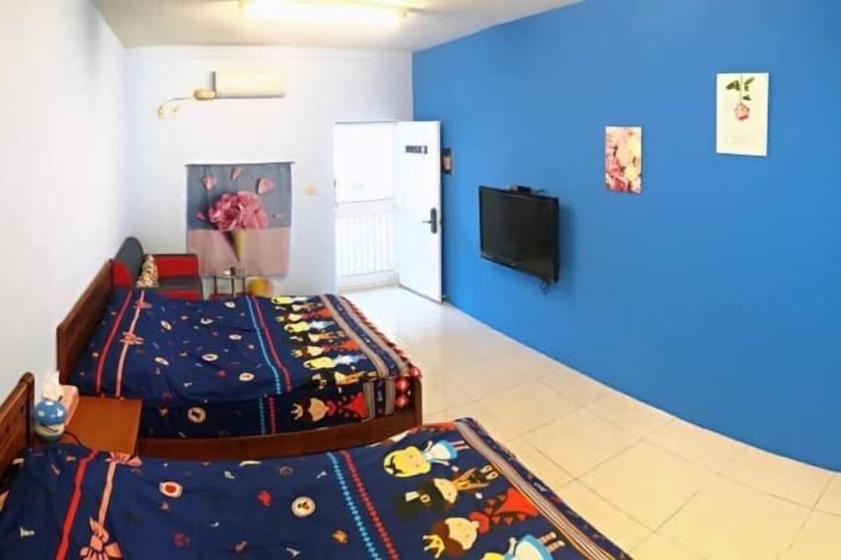 Standard-Vierbettzimmer | Individuell eingerichtet, kostenloses WLAN