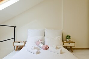 Eenvoudig appartement | 1 slaapkamer, een bureau, een strijkplank/strijkijzer, gratis wifi