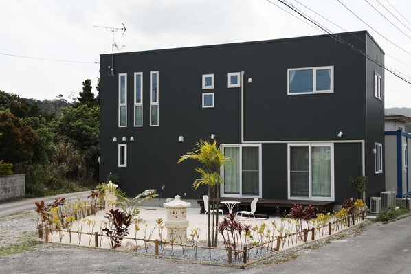 Façade de l’hébergement