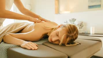 Body treatments, body scrubs, facials, 2 treatment rooms, massages