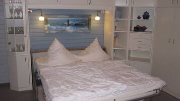 1 makuuhuone, silitysrauta/-lauta, Wi-Fi