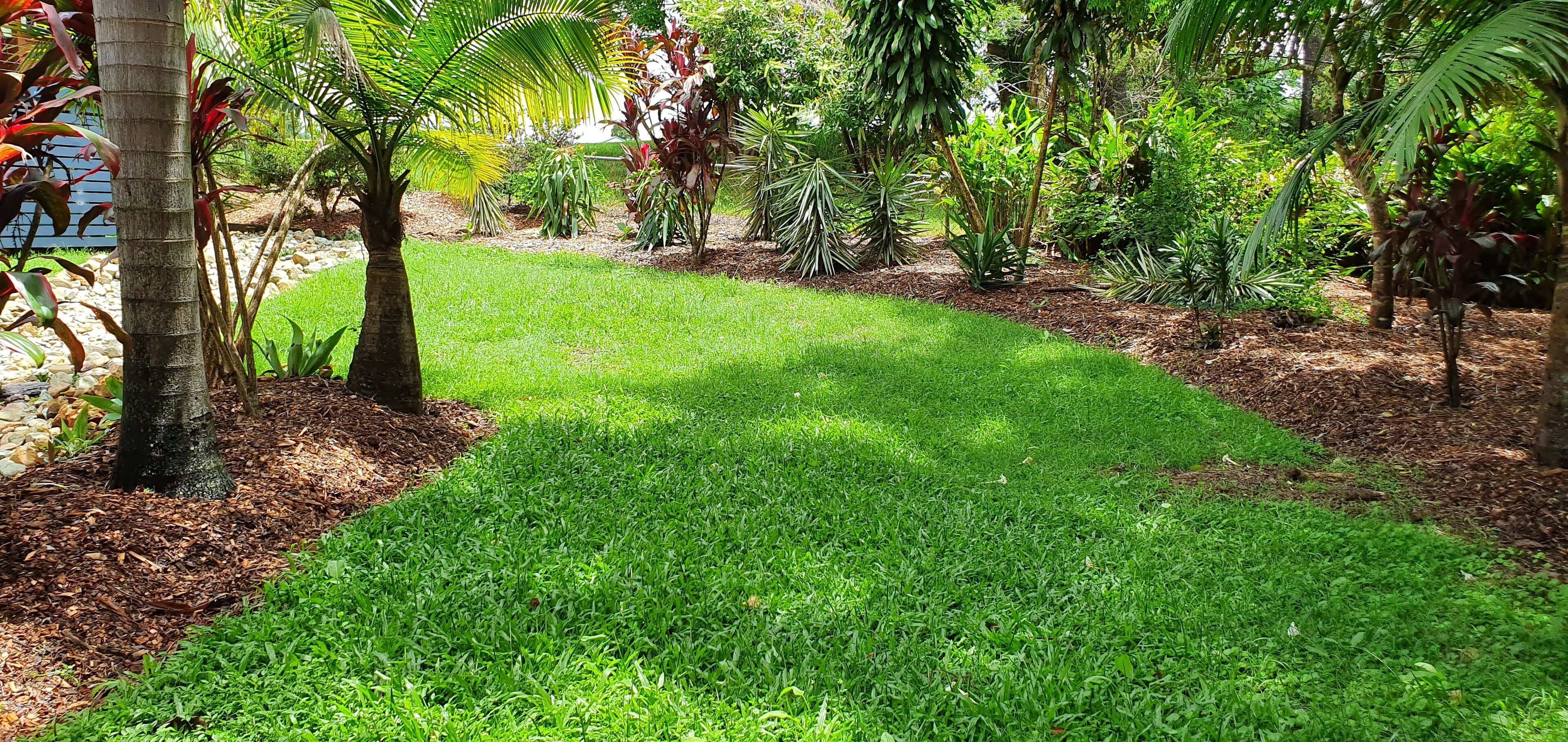 Exclusive-Ferienhaus, 3 Schlafzimmer, eigenes Bad, Gartenblick | Blick vom Balkon