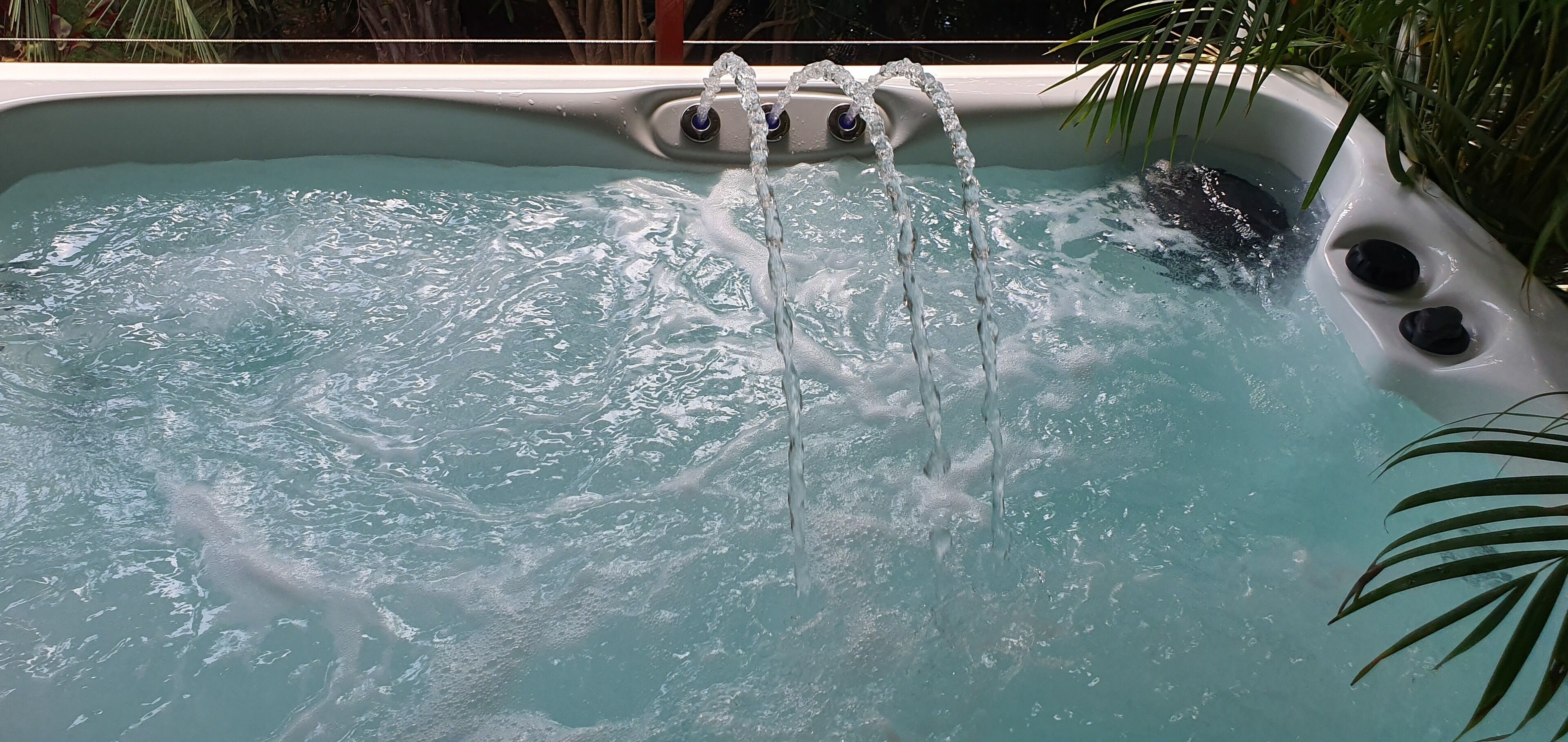 Private spa tub