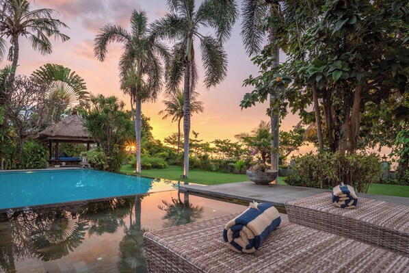 Outdoor pool - Villa Segara Murti - Classic in Style with private villa staff and pool! (Dencarik)