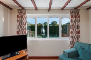 Een televisie en een dvd-speler