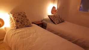 Individually decorated, individually furnished, iron/ironing board
