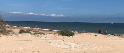 Accommodatie ligt op het strand