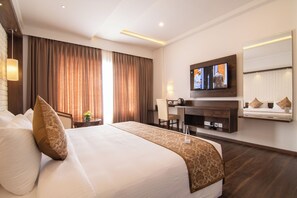 Premium Room | Memory foam beds, in-room safe, individually decorated, desk - Liverpool Hotels, Outer Ring Road, Marathahalli (Bengaluru)