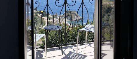 Doppia Superior, balcone, vista mare (Small) | Vista del balcone