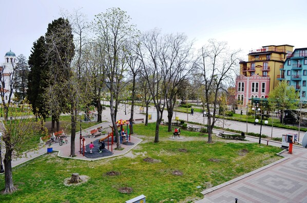 Premium Apartment, 1 Bedroom, Balcony, Courtyard View | Courtyard view - FM Premium 1-BDR Apartment-ART (Pomorie)