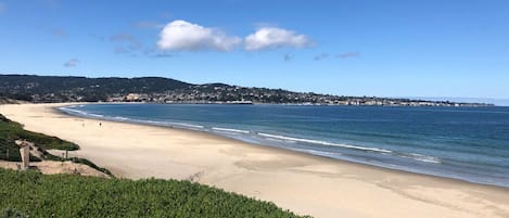 On the beach