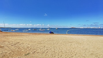 Vlak bij het strand