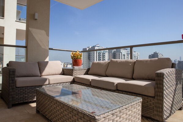 豪華公寓, 3 間臥室 | 露台/庭院