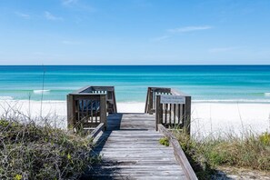 On the beach